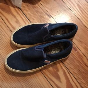 Navy suede vans